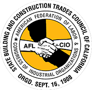 State Building & Construction Trades Council of California; American Federation of Labor (AFL-CIO) logo State Building & Construction Trades Council of California; American Federation of Labor (AFL-CIO) logo